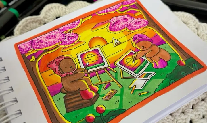 Bobbie Goods: benefícios de livros para colorir vão além do bem-estar