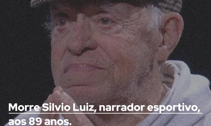 Morre Silvio Luiz, narrador esportivo, aos 89 anos