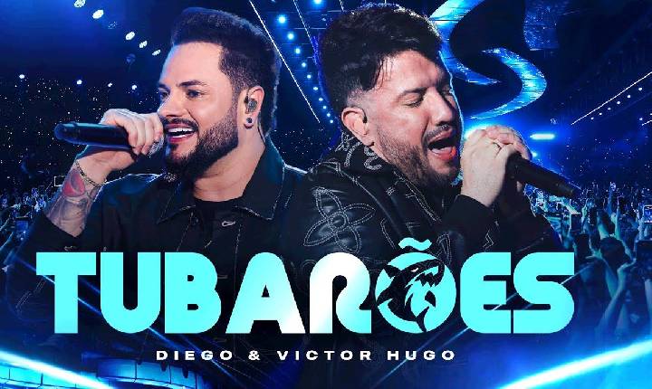 'Tubarões', de Diego e Victor Hugo, é a música mais tocada nas rádios do Brasil no primeiro semestre de 2025