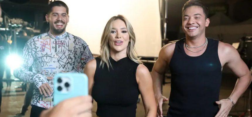 Virginia Fonseca participa de clipe do marido, Zé Felipe, com Wesley Safadão