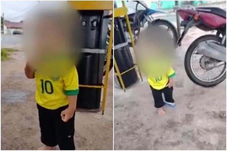 Menino de 1 ano de idade deixado na rua é levado para família no Pará