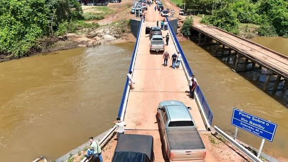 Prefeitura de Rolim de Moura inaugura ponte de concreto na Linha 200, km 4, lado norte